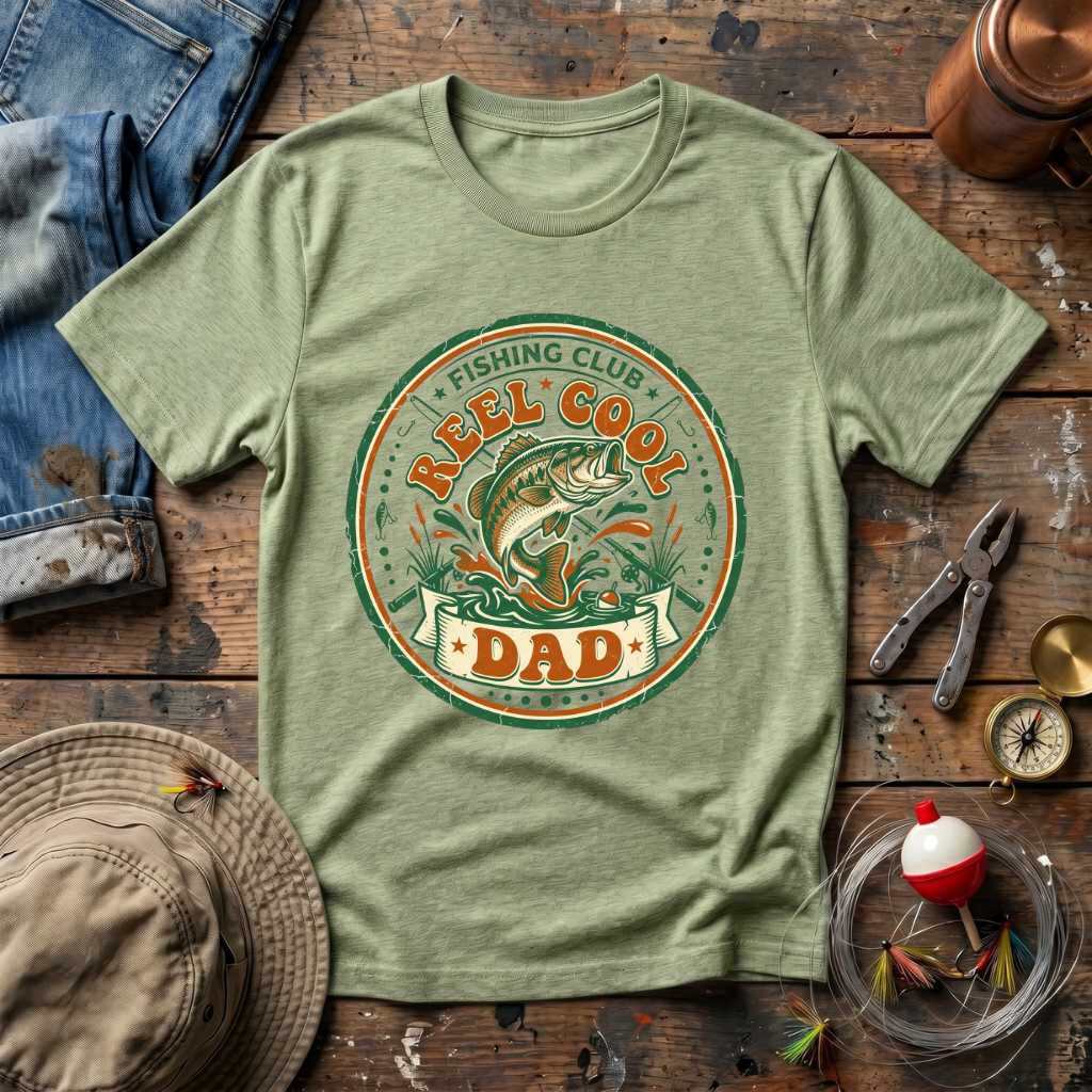 Reel Cool Dad Fishing T-Shirt