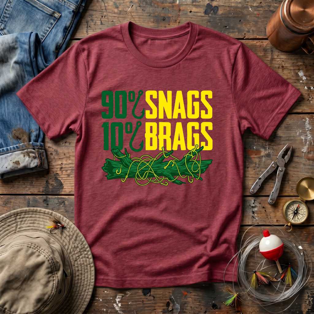 Fishing Snags Brags T-Shirt