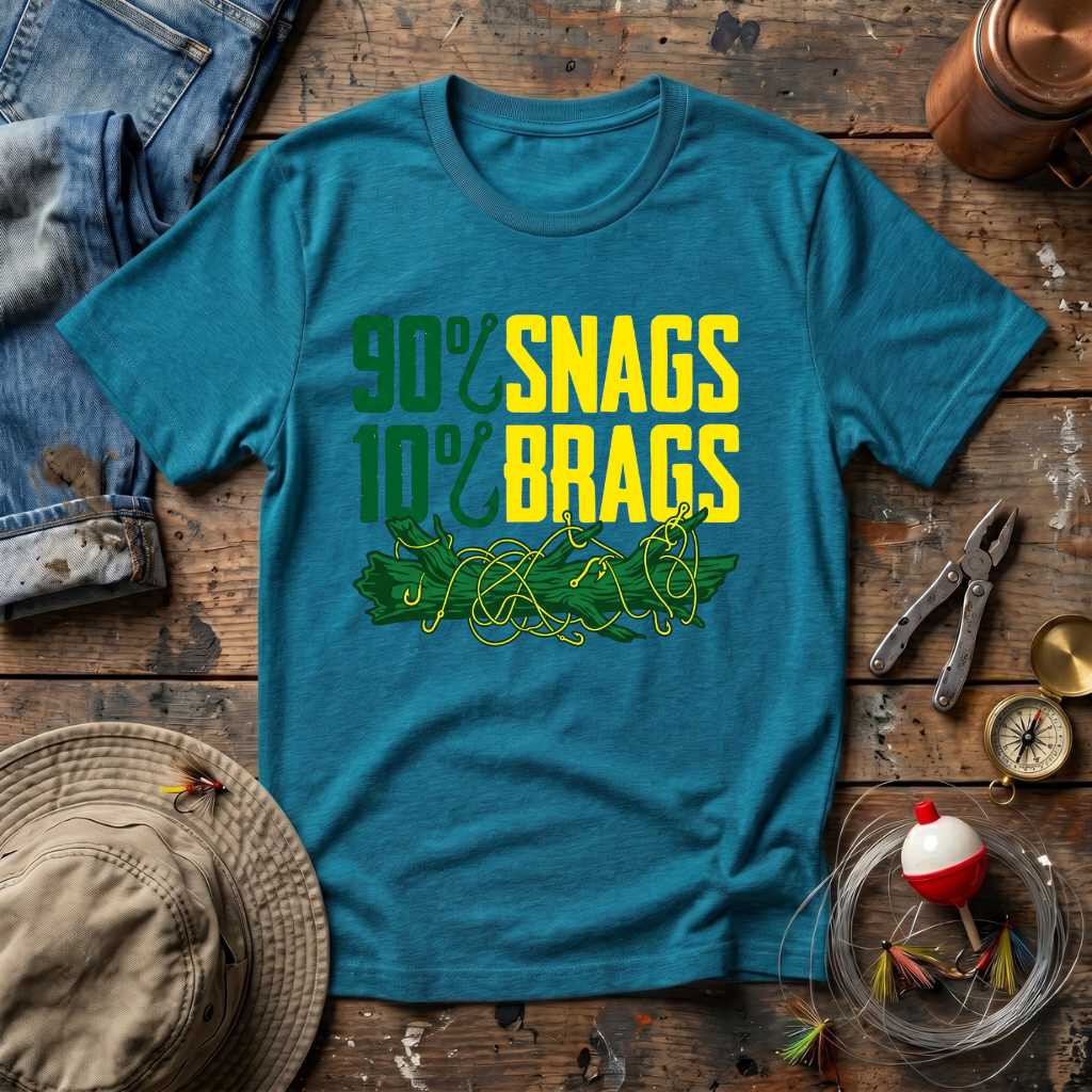 Fishing Snags Brags T-Shirt