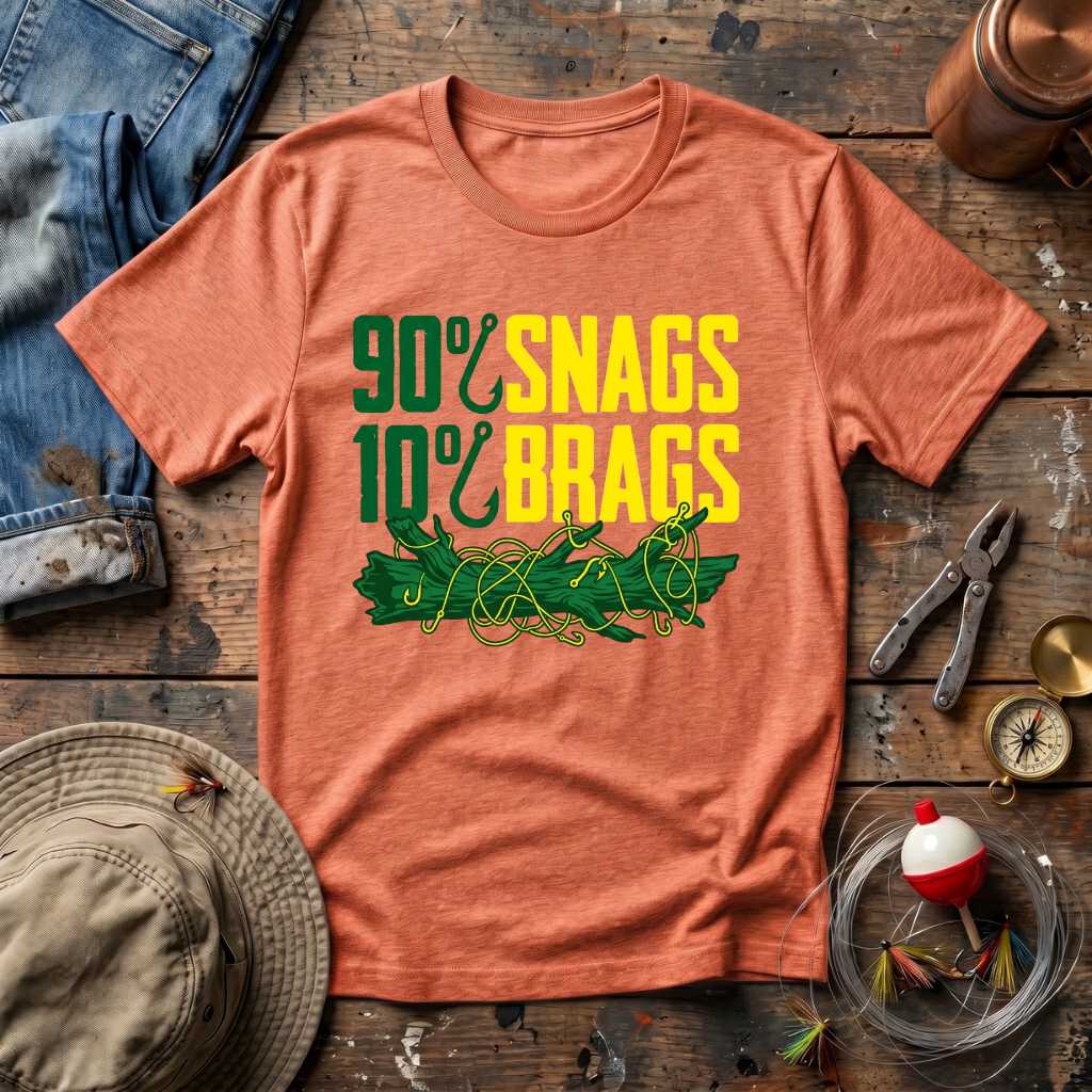 Fishing Snags Brags T-Shirt