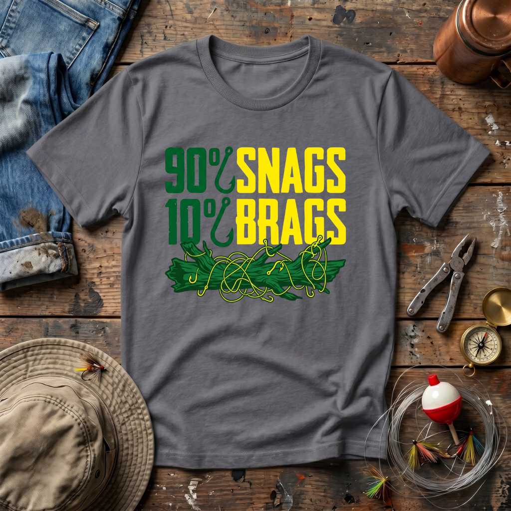 Fishing Snags Brags T-Shirt