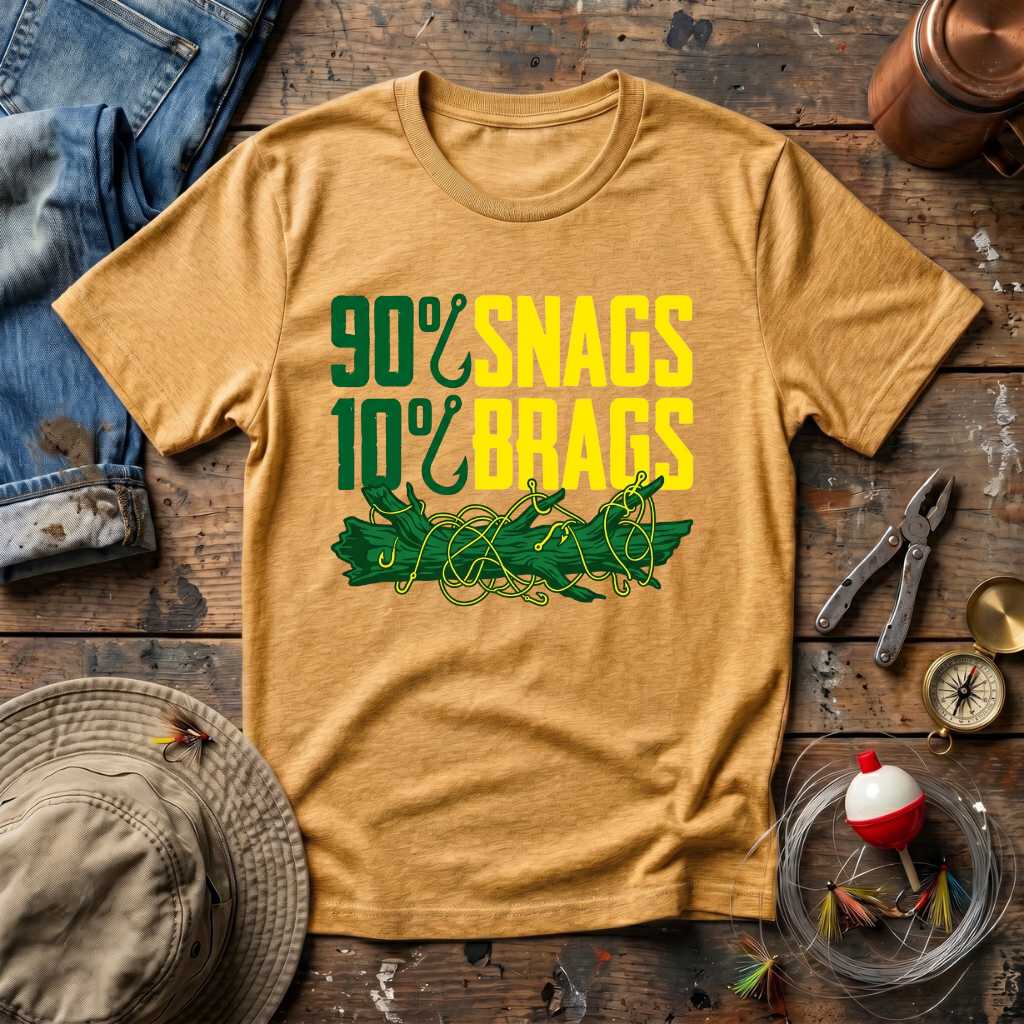 Fishing Snags Brags T-Shirt