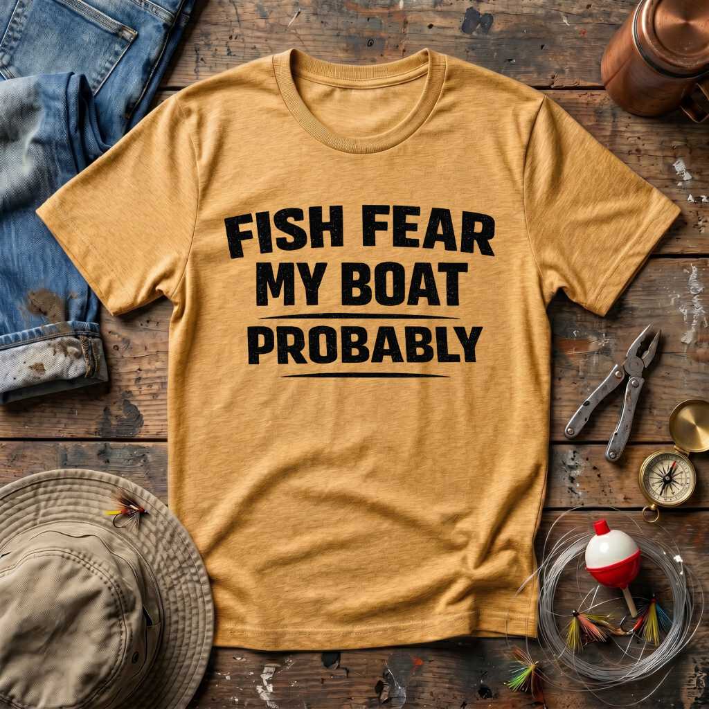 Fish Fear My Boat T-Shirt