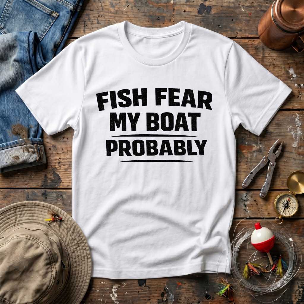 Fish Fear My Boat T-Shirt