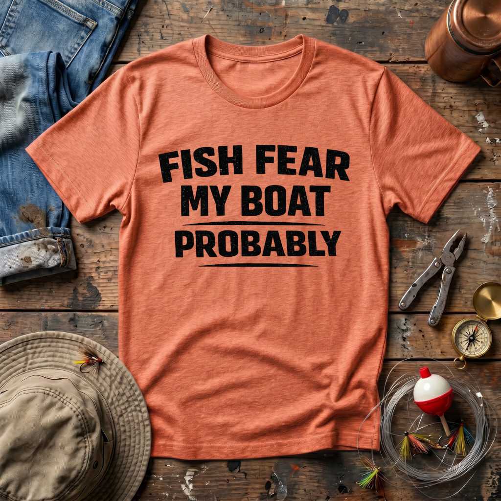 Fish Fear My Boat T-Shirt