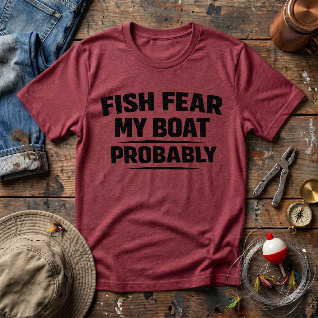 Fish Fear My Boat T-Shirt
