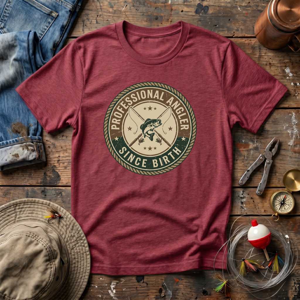 Born Professional Angler T-Shirt