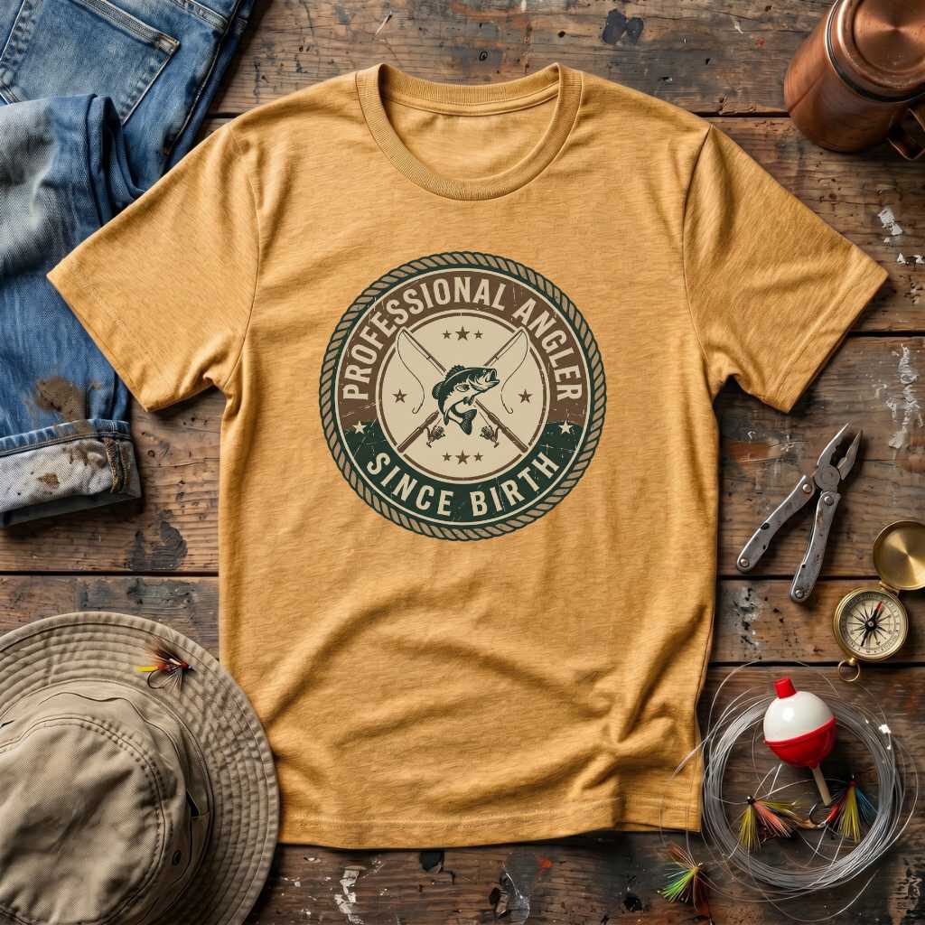Born Professional Angler T-Shirt