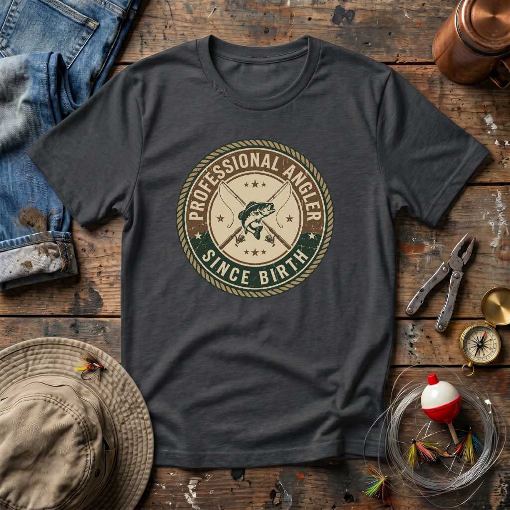 Born Professional Angler T-Shirt