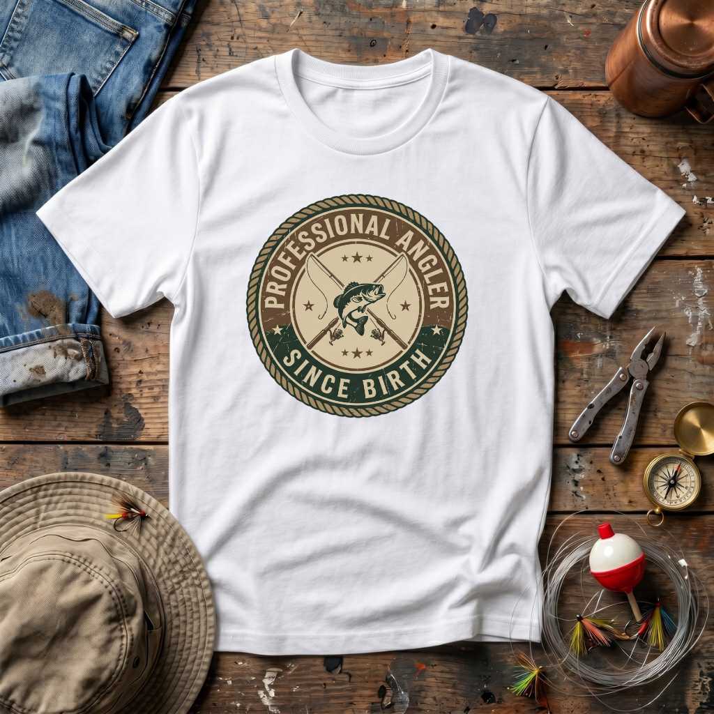 Born Professional Angler T-Shirt