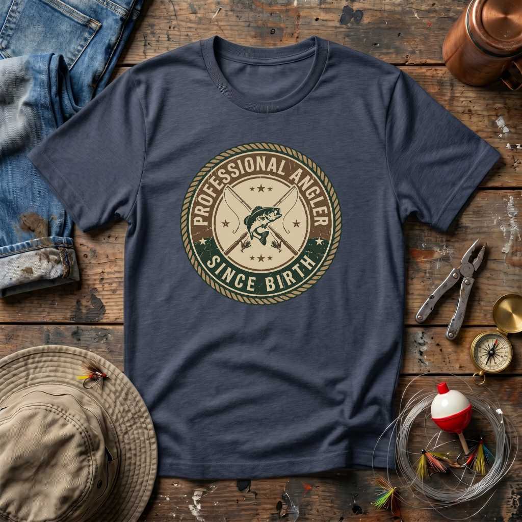 Born Professional Angler T-Shirt