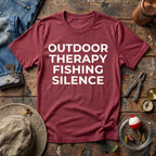 Outdoor Therapy Fishing Silence T-Shirt