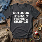 Outdoor Therapy Fishing Silence T-Shirt