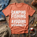 Camping Fishing Escape T-Shirt