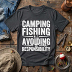 Camping Fishing Escape T-Shirt