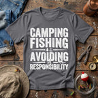 Camping Fishing Escape T-Shirt