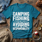 Camping Fishing Escape T-Shirt