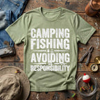 Camping Fishing Escape T-Shirt
