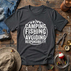 Camping Fishing Escape T-Shirt