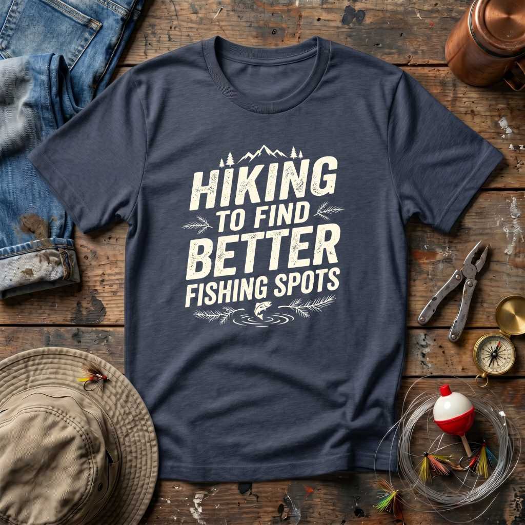 Hiking For Fish T-Shirt