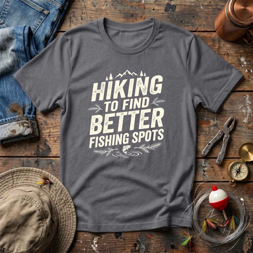 Hiking For Fish T-Shirt