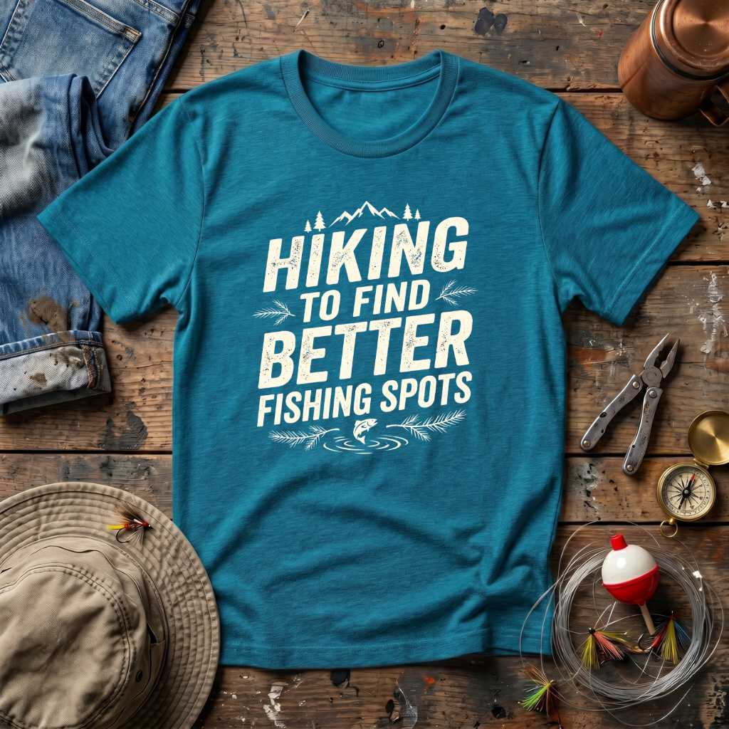 Hiking For Fish T-Shirt
