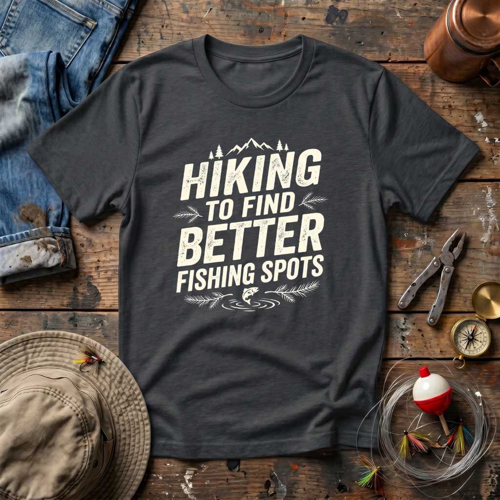 Hiking For Fish T-Shirt