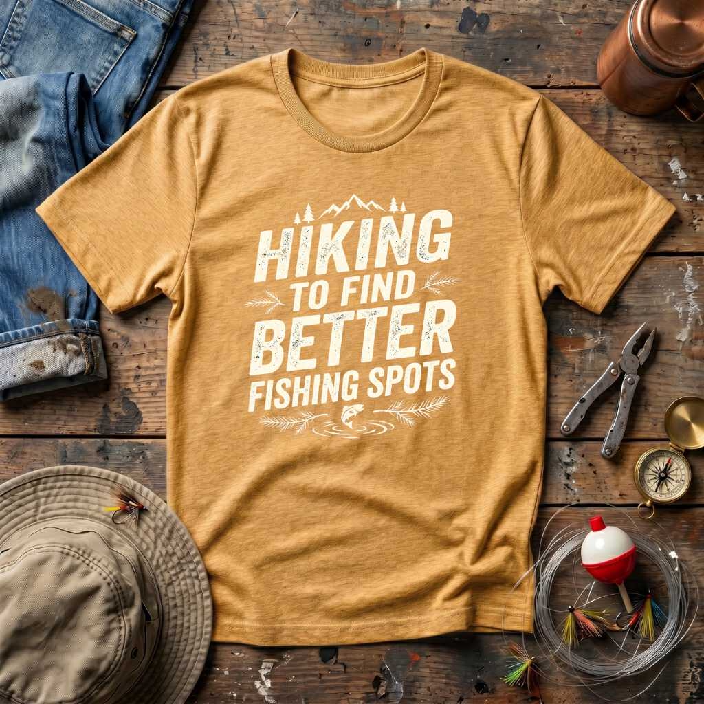 Hiking For Fish T-Shirt