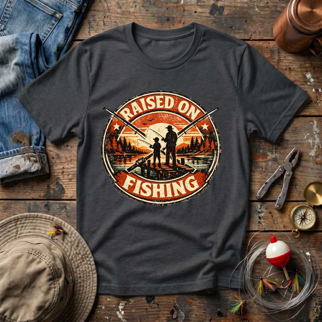 Raised On Fishing T-Shirt