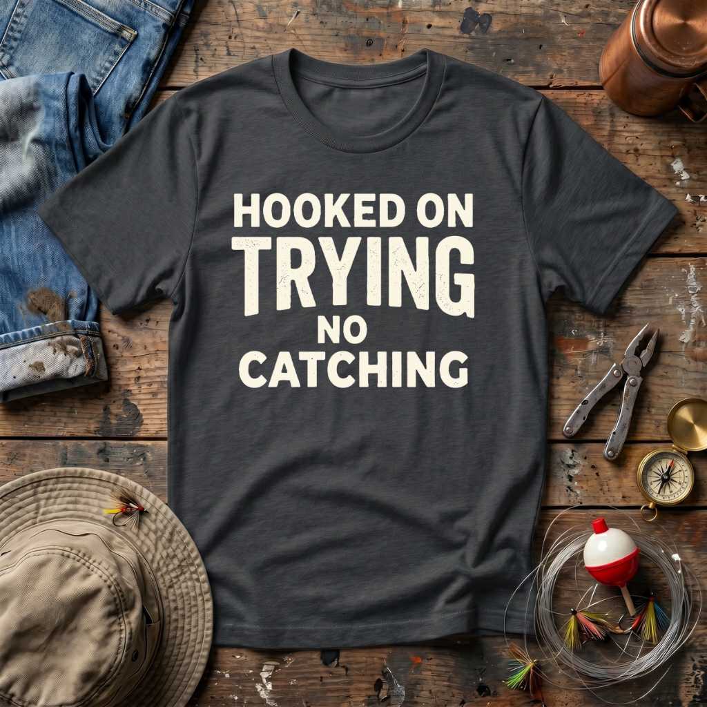 Hooked on Trying T-Shirt