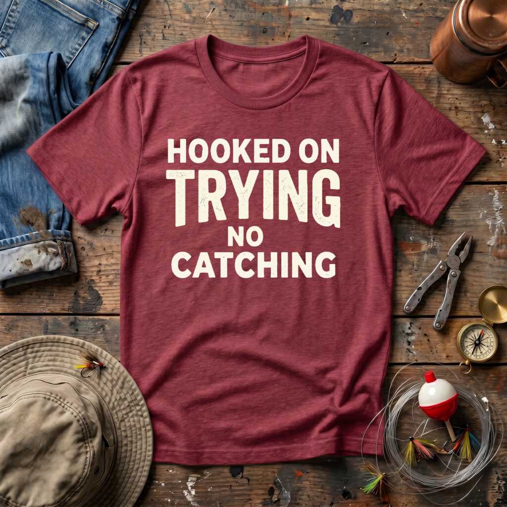 Hooked on Trying T-Shirt