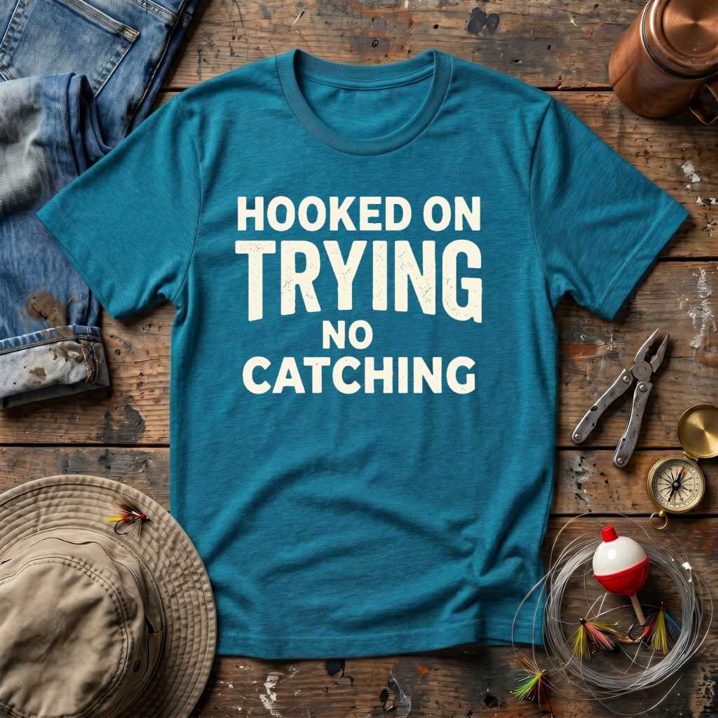 Hooked on Trying T-Shirt