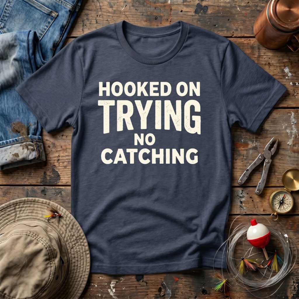 Hooked on Trying T-Shirt