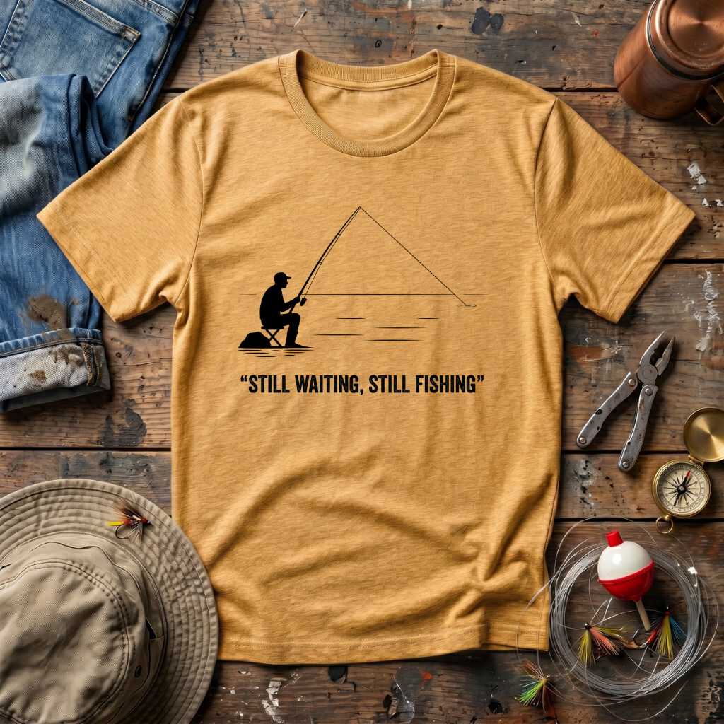 Still Waiting, Still Fishing T-Shirt