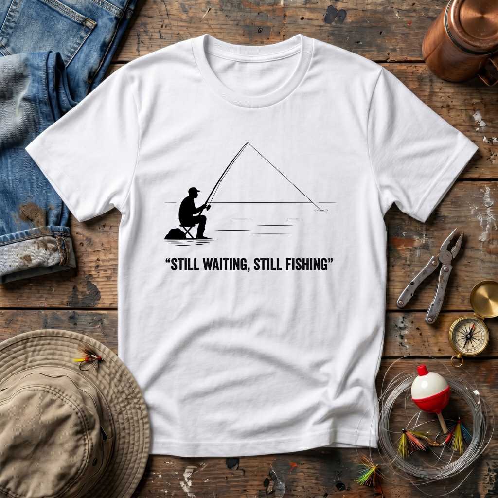Still Waiting, Still Fishing T-Shirt