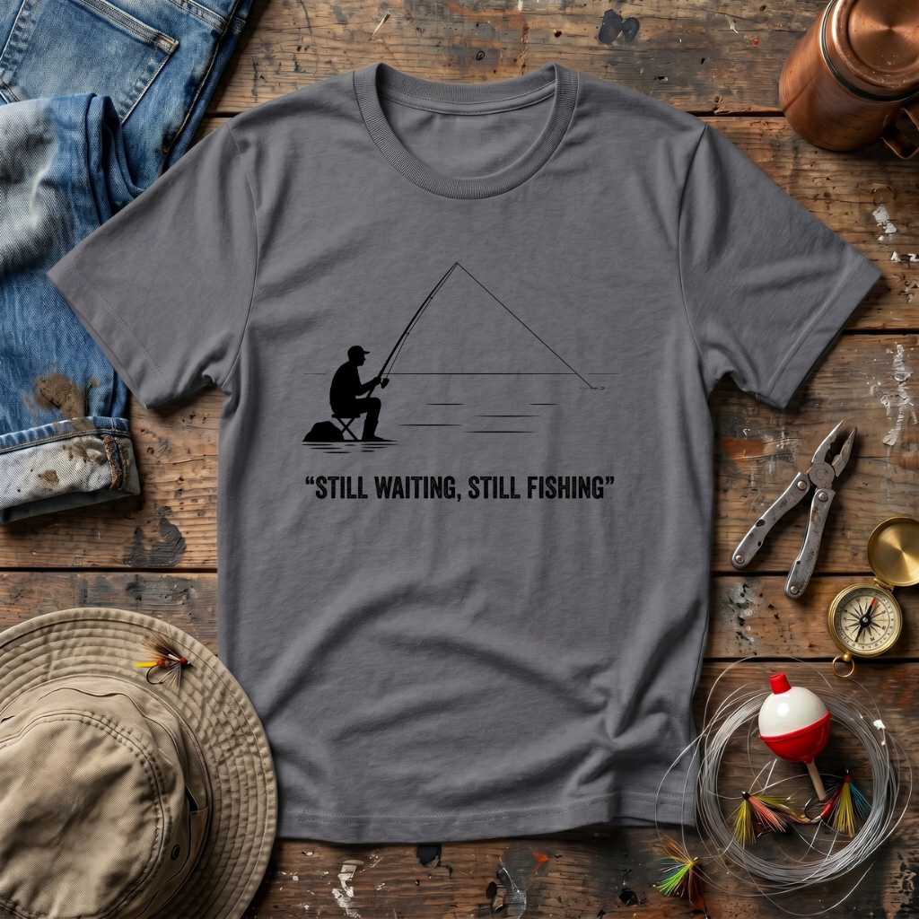 Still Waiting, Still Fishing T-Shirt