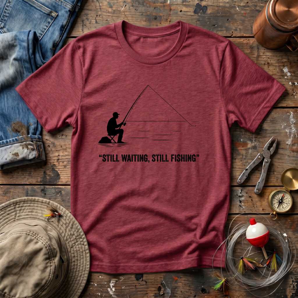 Still Waiting, Still Fishing T-Shirt