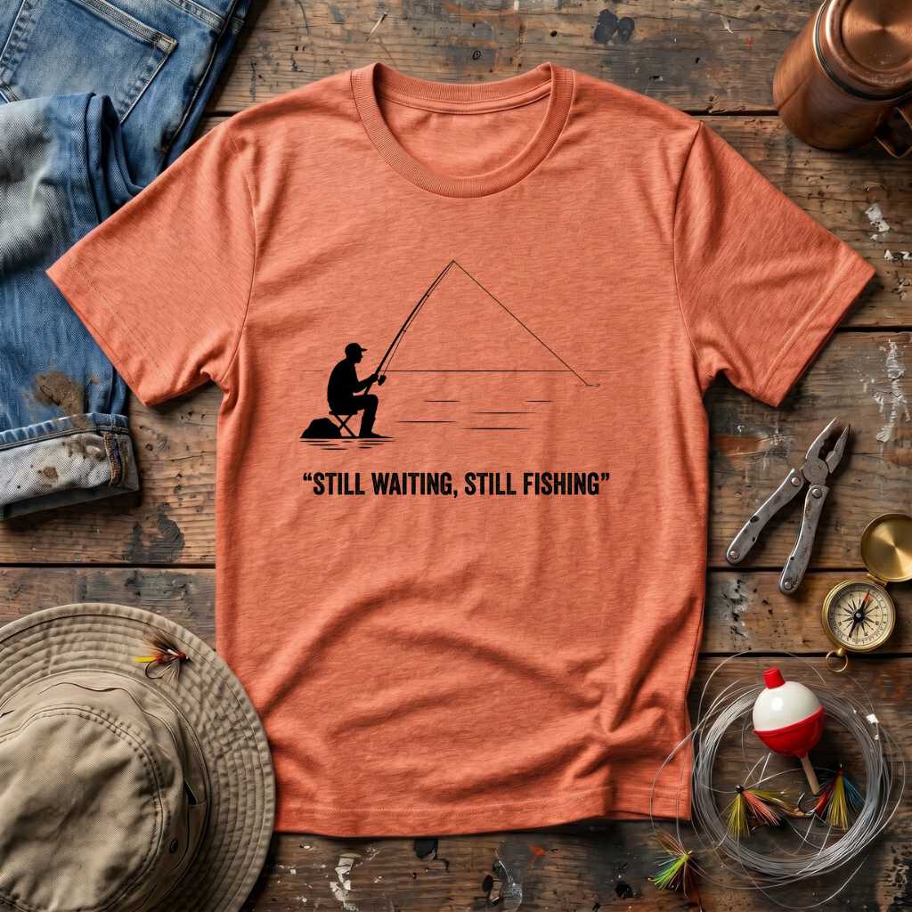 Still Waiting, Still Fishing T-Shirt