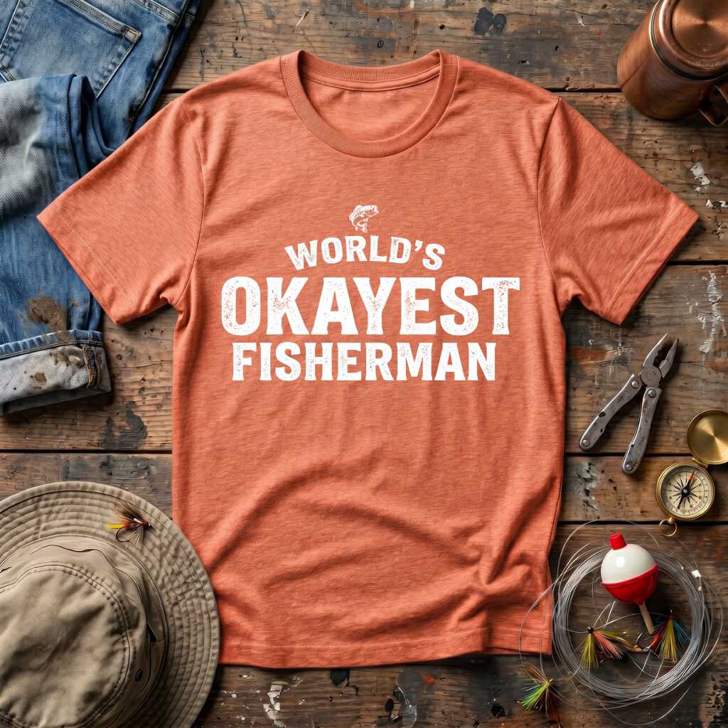 World's Okayest Fisherman T-Shirt