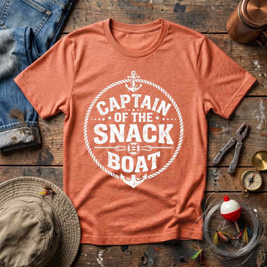 Captain of the Snack Boat T-Shirt