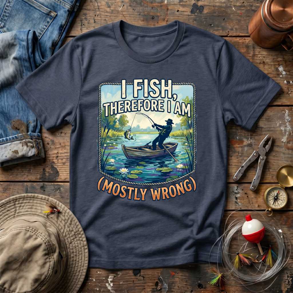 I Fish Therefore I Am T-Shirt