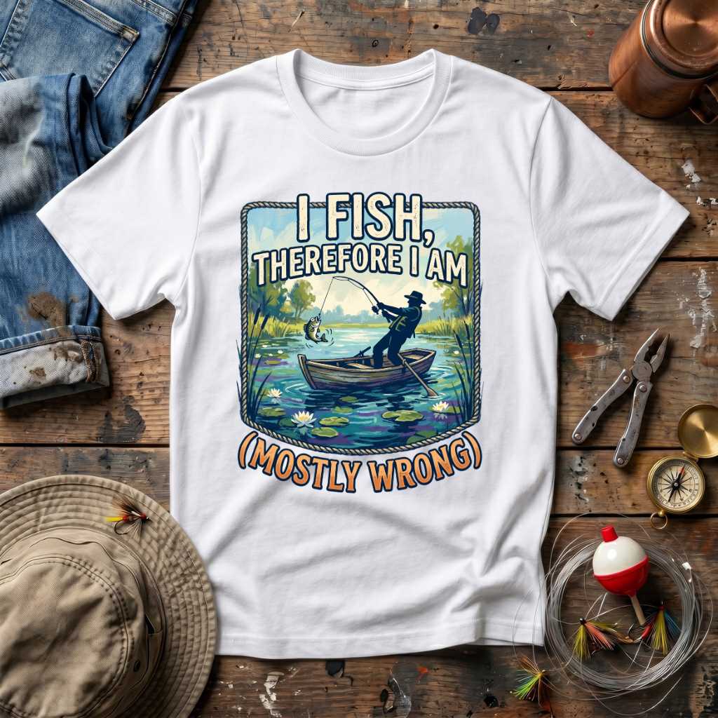 I Fish Therefore I Am T-Shirt