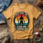 Gun And Fishing Rod T-Shirt