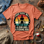 Gun And Fishing Rod T-Shirt