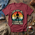 Gun And Fishing Rod T-Shirt