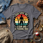 Gun And Fishing Rod T-Shirt