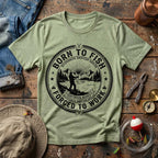 Born To Fish Forced To Work T-Shirt