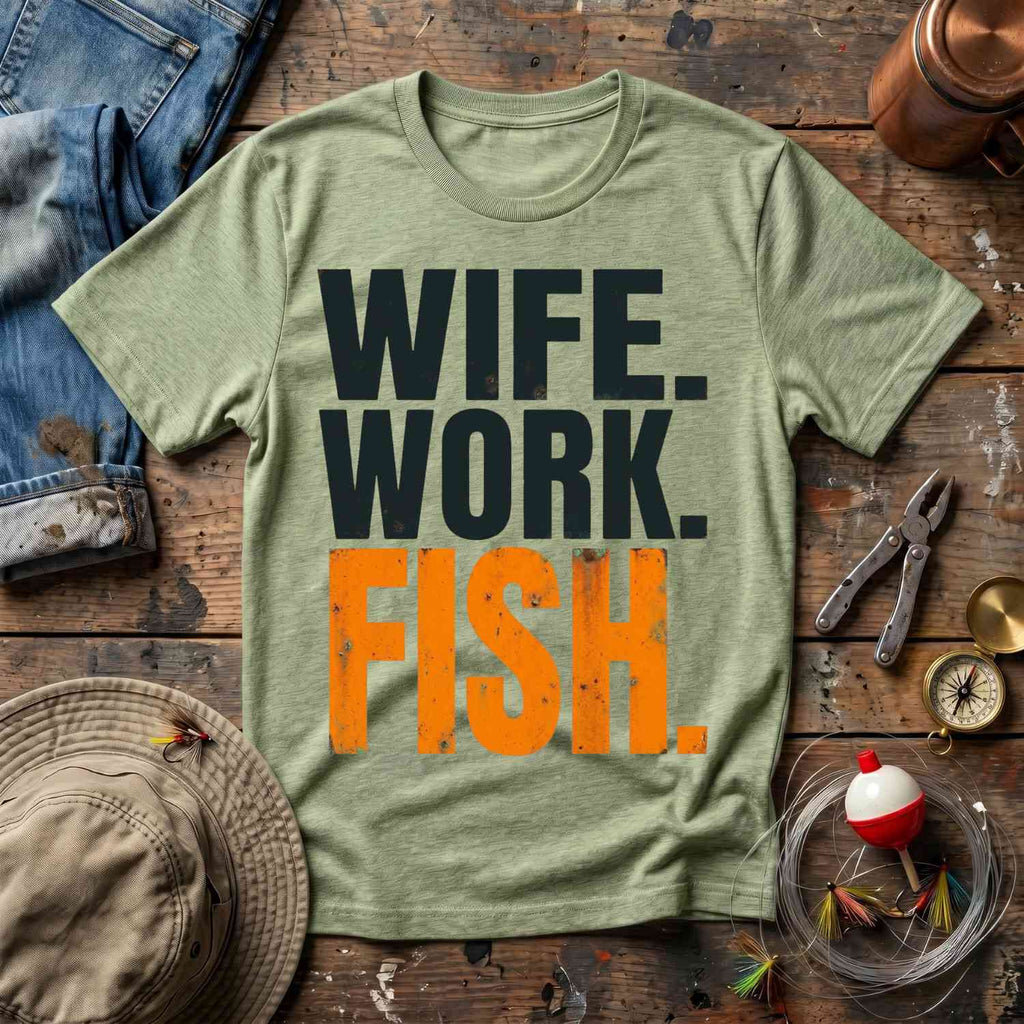 Wife Work Fish T-Shirt