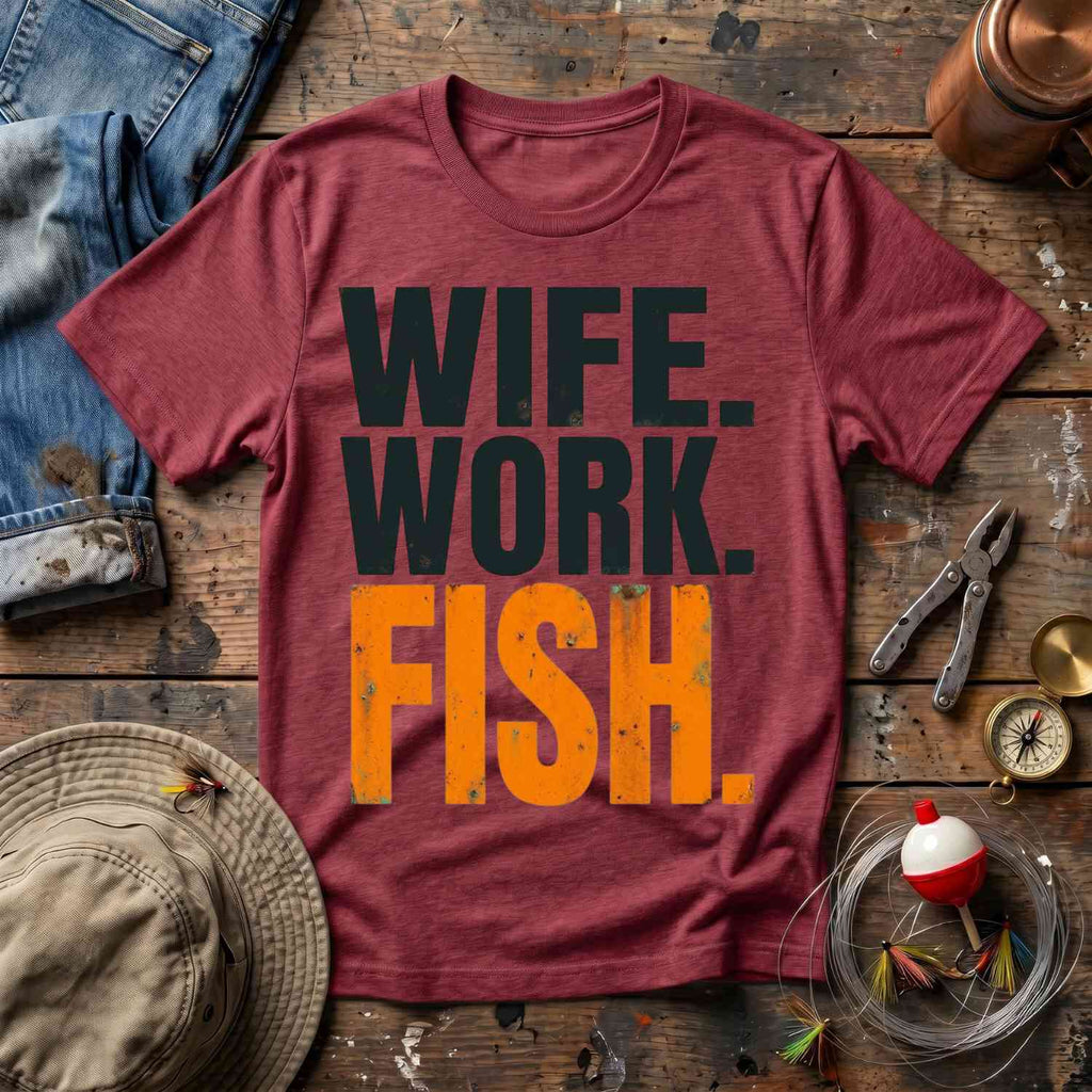 Wife Work Fish T-Shirt