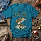 Fish On World Off T-Shirt